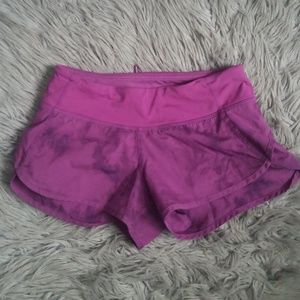 Lululemon speed shorts